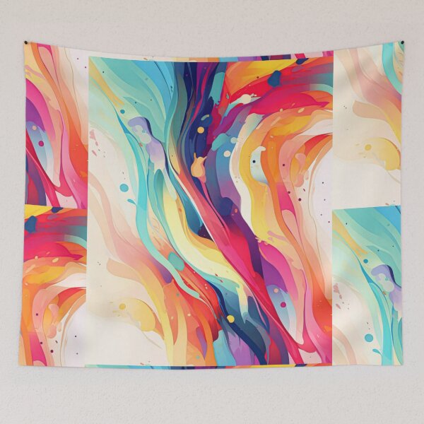 Item preview, Abstract Art Accessories - Explosion of Vibrant Colors - Unique and Modern Designs designed and sold by XNewStore.