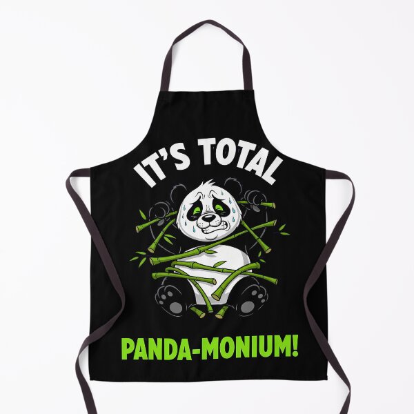 Item preview, It's Total Panda-Monium Funny Stressed Panda designed and sold by VividDripCo.