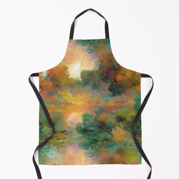 Artikelvorschau, Monet Morning Glow – Impressionistische Landschaft entworfen und verkauft von CraftedHome.