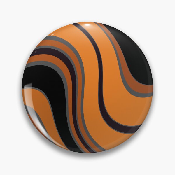 Item preview, Orange and Black Swirled designed and sold by PSCSCo.