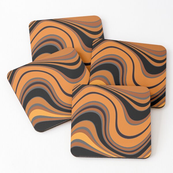 Item preview, Orange and Black Swirled designed and sold by PSCSCo.