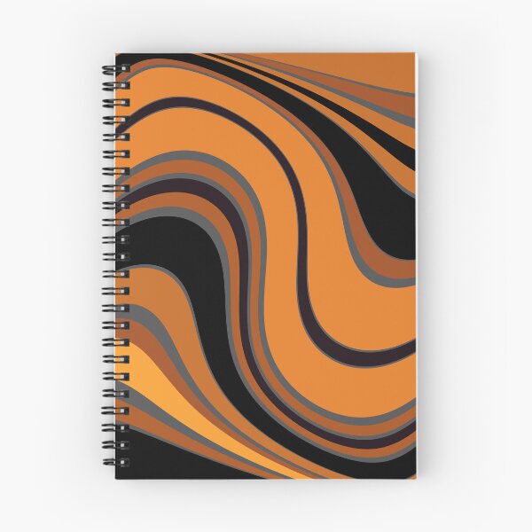 Item preview, Orange and Black Swirled designed and sold by PSCSCo.