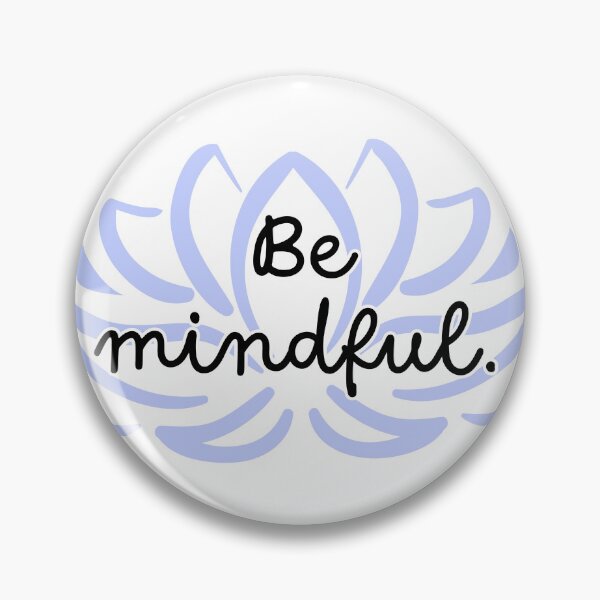 Item preview, Be Mindful Purple Lotus Reminder designed and sold by brodidudie.