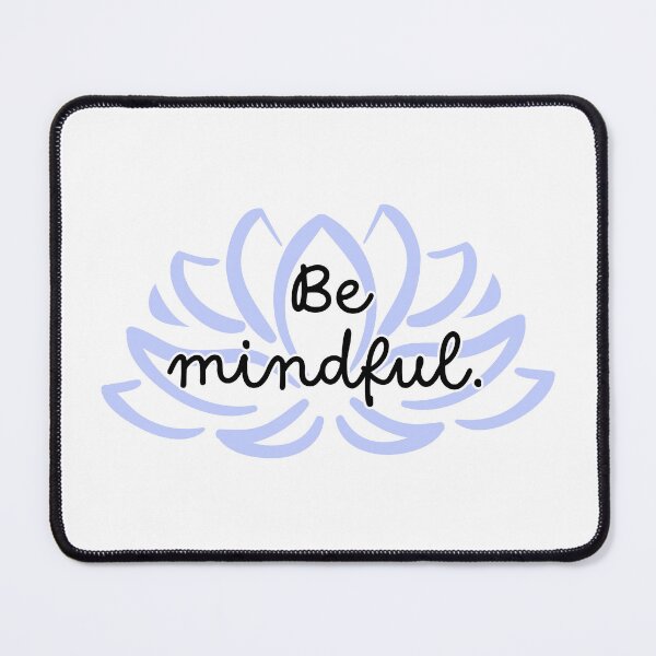 Item preview, Be Mindful Purple Lotus Reminder designed and sold by brodidudie.