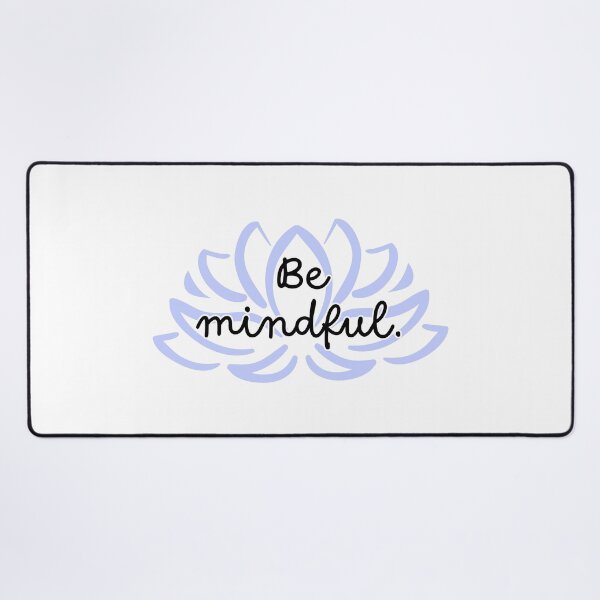 Item preview, Be Mindful Purple Lotus Reminder designed and sold by brodidudie.