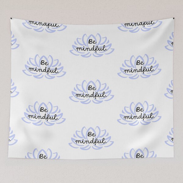 Item preview, Be Mindful Purple Lotus Reminder designed and sold by brodidudie.