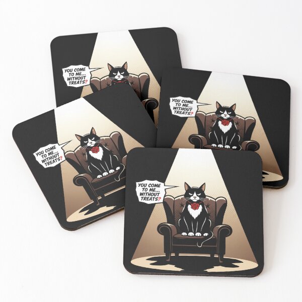 Item preview, The Godfather Cat — “You come to me… without treats?” designed and sold by catastrocat.