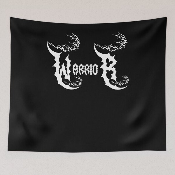 Item preview, WARRIOR – Tribal Hellfire Gym Design | Dark Streetwear - White design designed and sold by Gary-Shop.