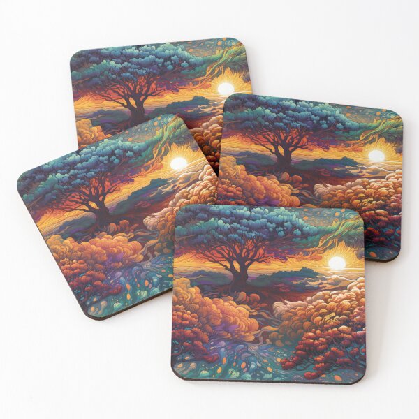 Item preview, Sunrise Over Tree of Life designed and sold by CraftedHome.