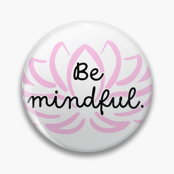 Item preview, Be Mindful Pink Lotus Reminder designed and sold by brodidudie.