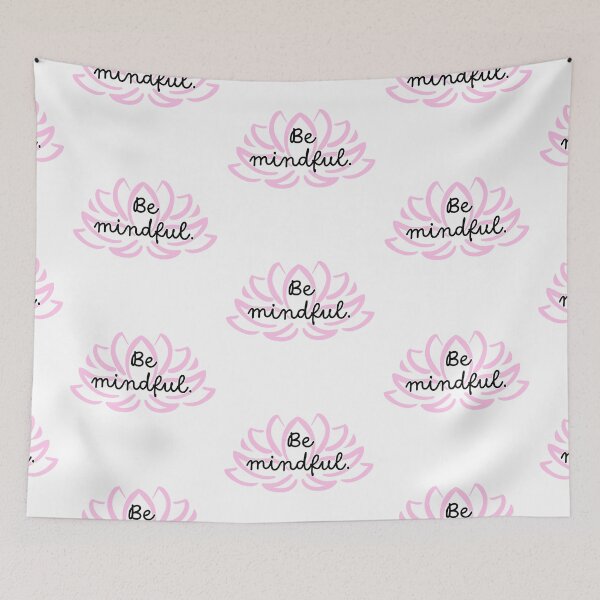 Item preview, Be Mindful Pink Lotus Reminder designed and sold by brodidudie.