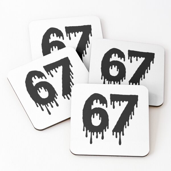 Item preview, 67 – Horror Drip | Scary Bloody Style Number Design designed and sold by DailyDrivesct.