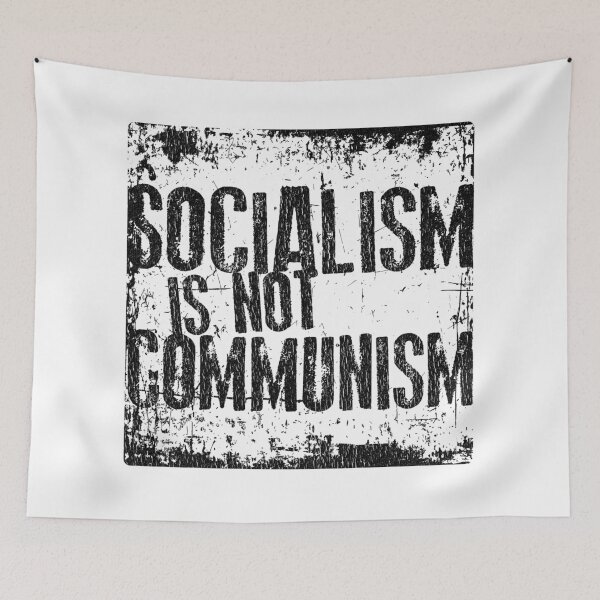Item preview, Socialism is Not Communism (Distressed) designed and sold by HoskingInd.