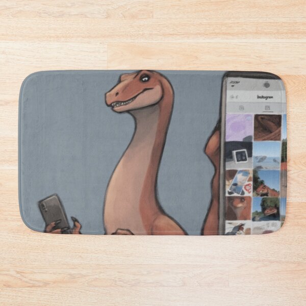 Item preview, Velociraptor Scrolling Instagram designed and sold by YAM716.