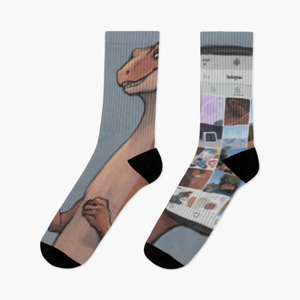 Item preview, Velociraptor Scrolling Instagram designed and sold by YAM716.