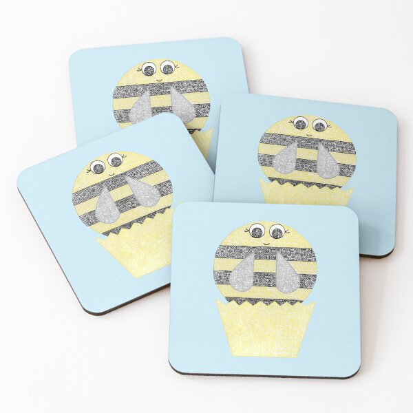 Item preview, Bee Cupcake designed and sold by emilykcreations.