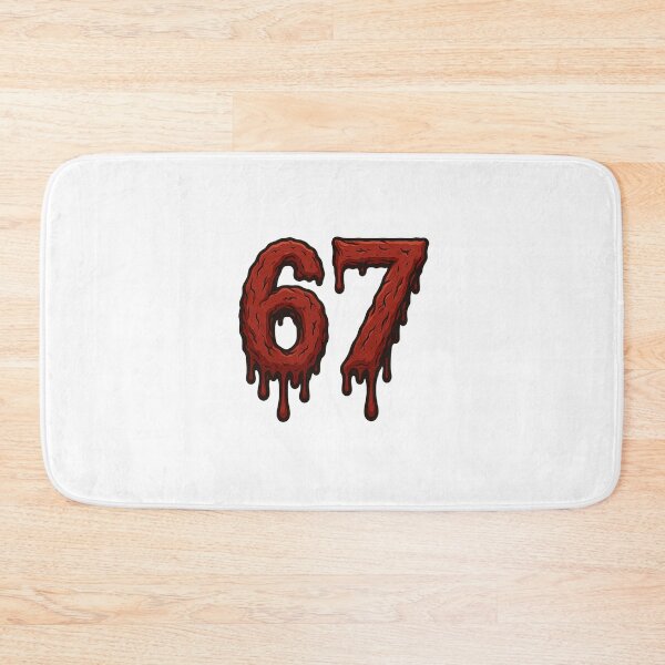 Item preview, 67 – Vampire Bloodlust | Gothic Blood Drip Horror Number designed and sold by DailyDrivesct.