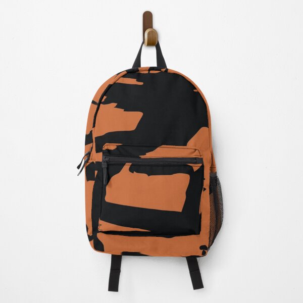 Item preview, Black Paint Splashed on Orange designed and sold by PSCSCo.