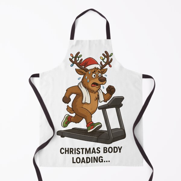 Item preview, ReniferOnTreadmill | WildWakeDesigns designed and sold by wildwakedesigns.