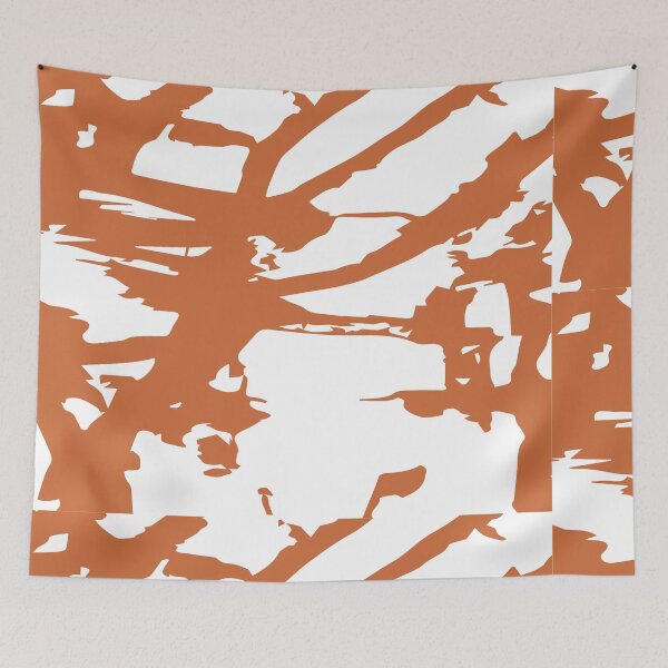 Item preview, Orange Paint Splashed on White designed and sold by PSCSCo.