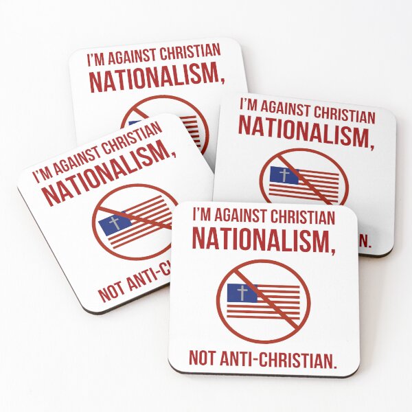 Item preview, I’m against Christian nationalism, not anti-Christian.  designed and sold by Rachel the Artist .