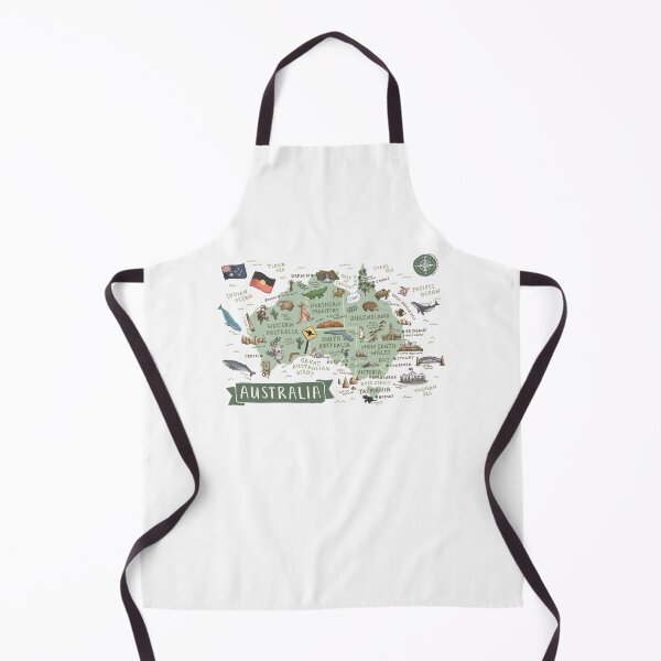 Item preview, Map of Australia - Green designed and sold by Those Pencil Shavings.