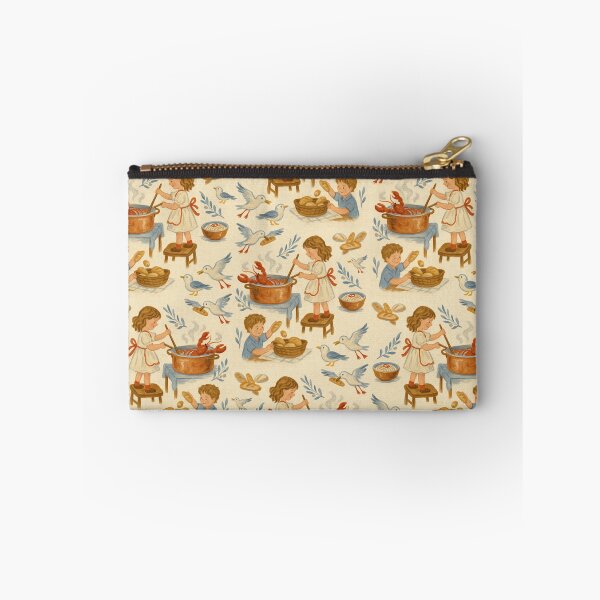 Item preview, Lobster Stew & Seaside Bread — Coastal Kids Kitchen Vintage Pattern designed and sold by AtelierBrumeArt.