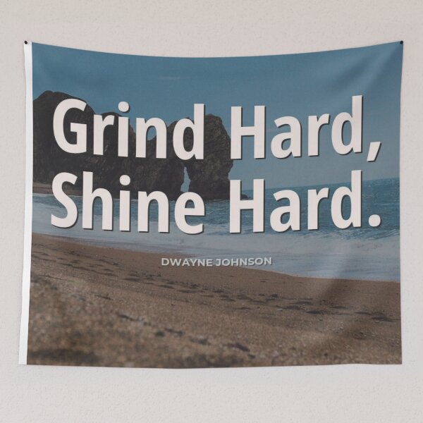 Item preview, Grind Hard Shine Hard designed and sold by ThePrinterShop.