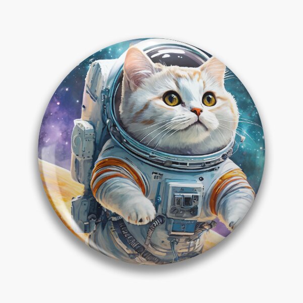 Item preview, Galactic Astronaut Cat designed and sold by The Raven Gift Co.