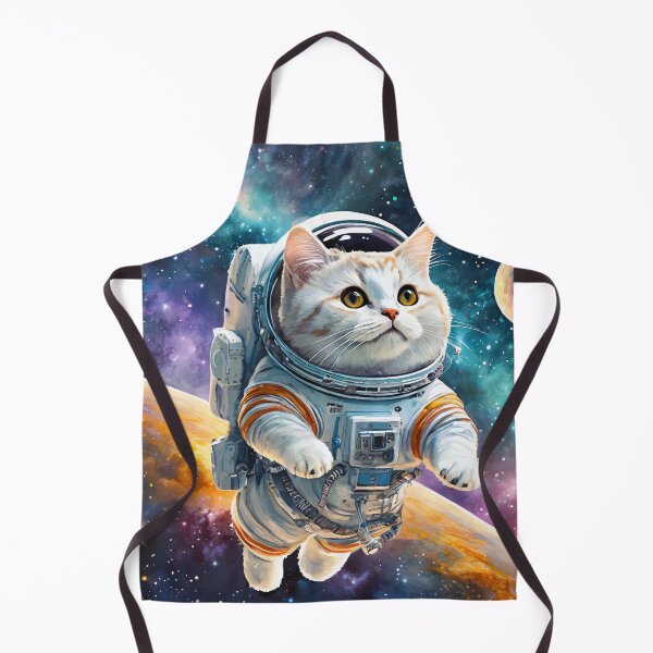 Item preview, Galactic Astronaut Cat designed and sold by The Raven Gift Co.