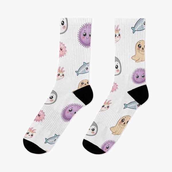 Item preview, Smiling Sea Animal Sticker Pack designed and sold by DariaOltes.