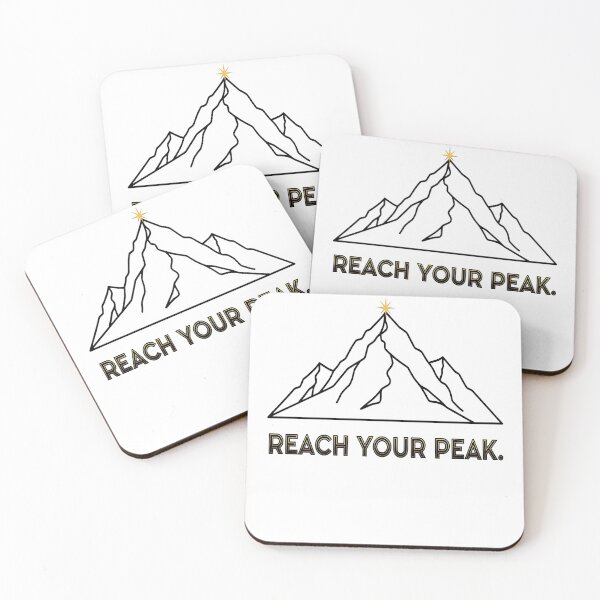 Item preview, Reach Your Peak – Minimalist Mountain & Star Art designed and sold by Liva Art.