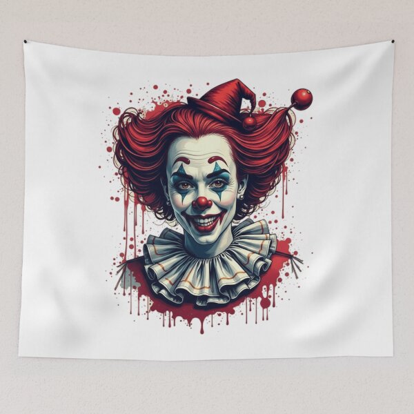 Aperçu de l'œuvre Clown rouge créée et vendue par Ultra Alchemy Designs.