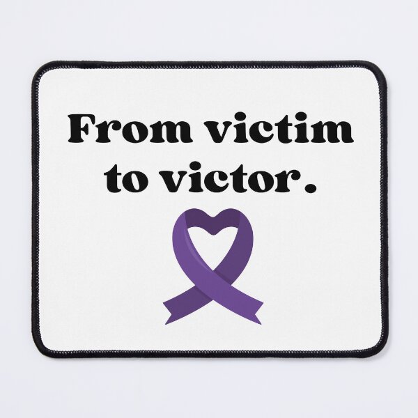 Item preview, From Victim to Victor - Domestic Violence Awareness Month designed and sold by brodidudie.