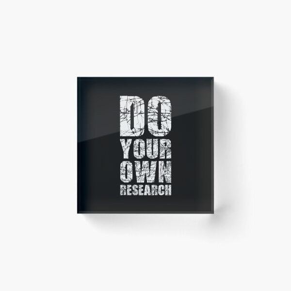 Item preview, Do Your Own Research | Critical Reasoning designed and sold by Vector-Artist.
