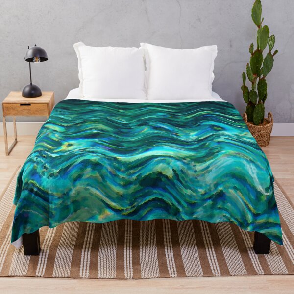 Item preview, Ripples in Blue designed and sold by Skyline-Art-Inc.