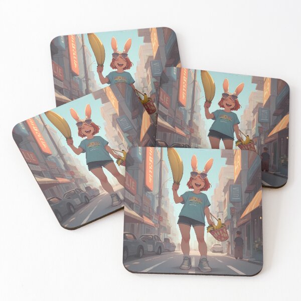 Item preview, J Animated Characters Illustrations Cartoon Vibrant Playful Scenes designed and sold by ART ATTACK ZONE.