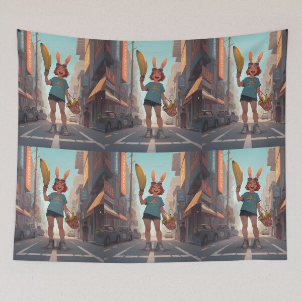 Item preview, J Animated Characters Illustrations Cartoon Vibrant Playful Scenes designed and sold by ART ATTACK ZONE.