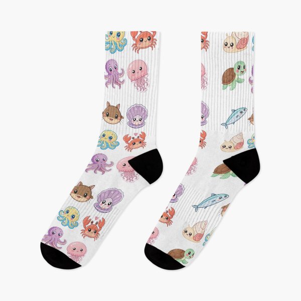Item preview, Ocean Friends Kawaii Collection with Shells & Octopus designed and sold by DariaOltes.