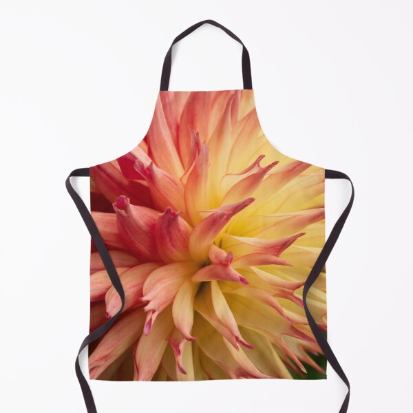 Item preview, red yellow dahlia spokes designed and sold by Esther Frieda.