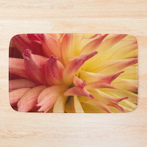 Item preview, red yellow dahlia spokes designed and sold by Esther Frieda.
