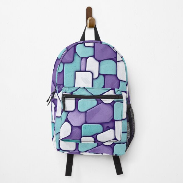 Item preview, Mosaic in Teal and Purple designed and sold by CraftedHome.