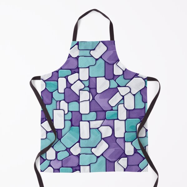 Item preview, Mosaic in Teal and Purple designed and sold by CraftedHome.