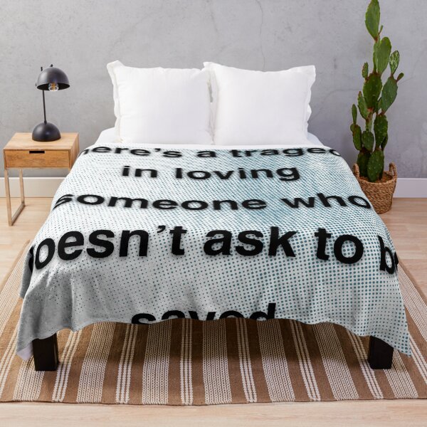 Item preview, There's a tragedy in loving someone who doesn't ask to be saved. designed and sold by vagar.