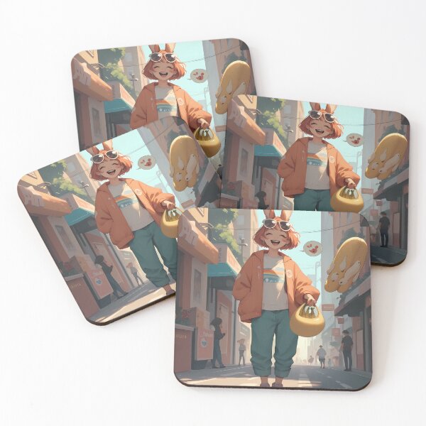 Item preview, M Animated Characters Illustrations Cartoon Vibrant Playful Scenes designed and sold by ART ATTACK ZONE.