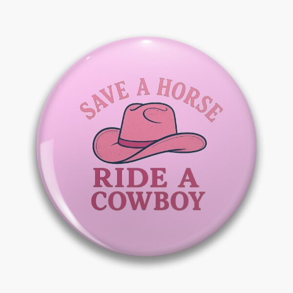 Item preview, Save a horse// Ride a cowboy (Pink) designed and sold by ouatisworld.