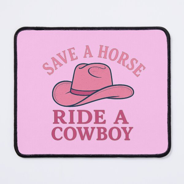 Item preview, Save a horse// Ride a cowboy (Pink) designed and sold by ouatisworld.
