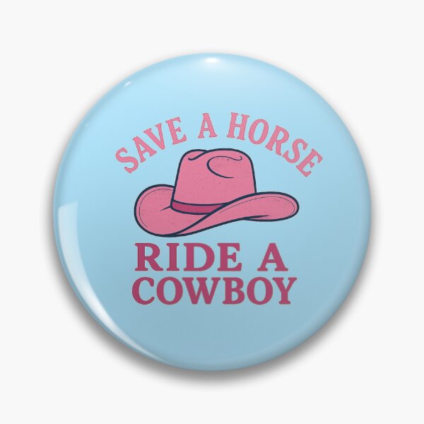 Item preview, Copy of Save a horse// Ride a cowboy (Pink & Blue) designed and sold by ouatisworld.