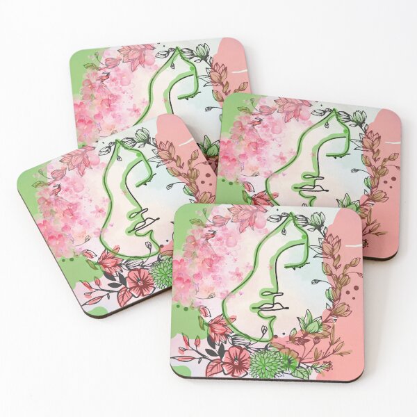 Item preview, Empowered Essence – Abstract Feminine Line Art with Radiant Flow designed and sold by ByMile.