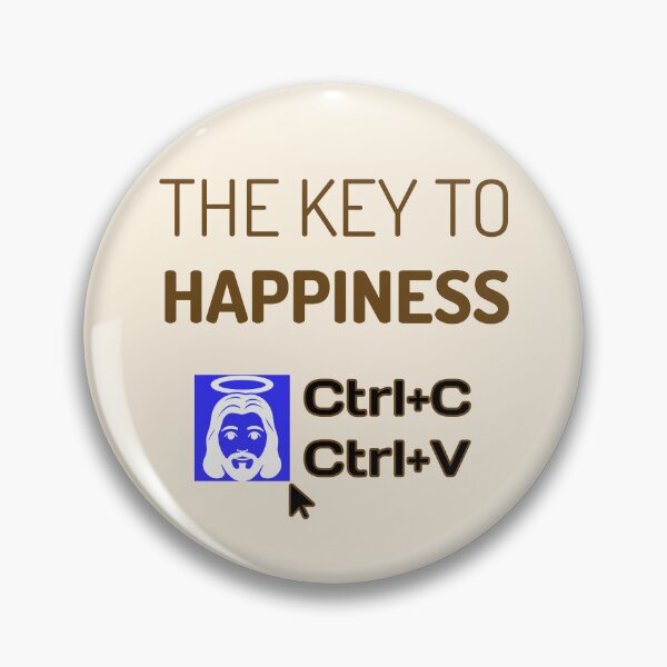 Item preview, The Key to Happiness is to Copy Jesus Christ designed and sold by saintsnscholars.